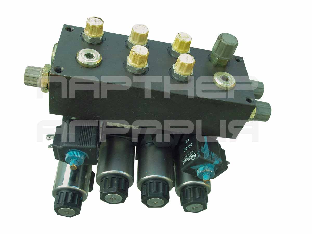 Запчасти для Комбайнов КЗС-10, КЗС-1218 Гидроблок 4х секционный КЗК-12-0602650 фото ООО “Партнер агрария”